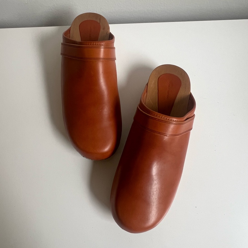 Original Isabel Marant Leather Clogs - Picture 12 of 15